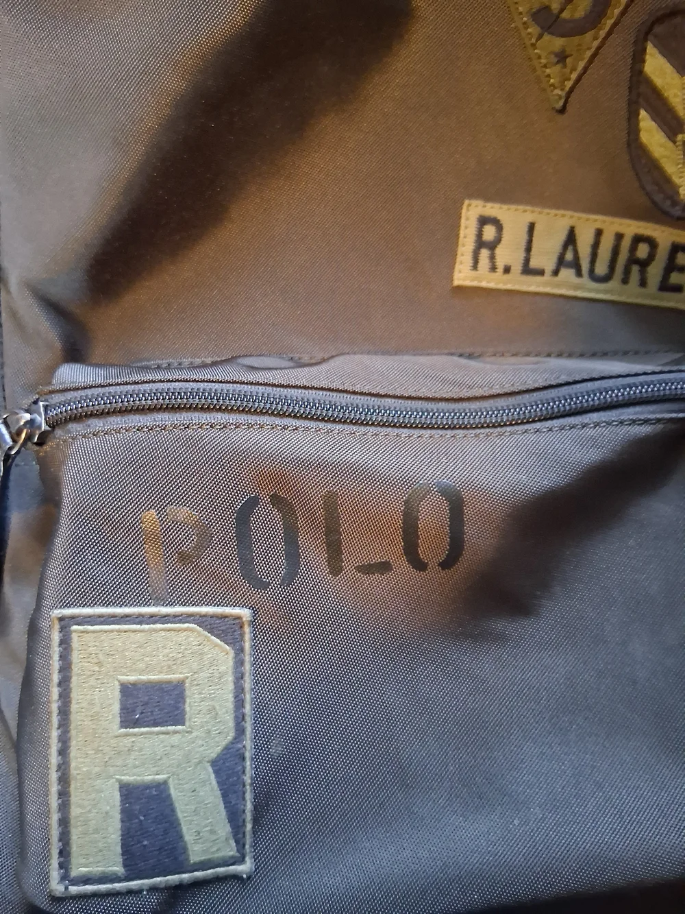 Polo by Ralph Lauren Olive Green & Black Backpack And Duffle Bag